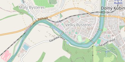 Mapa okolia: Bysterecká 3559/51, 026 01 Dolný Kubín